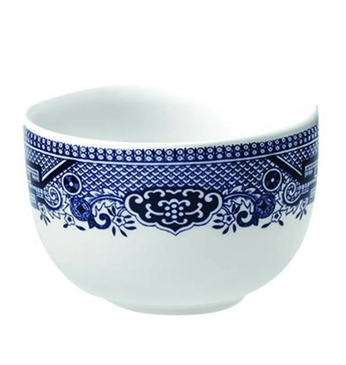 CHURCHILL Sucrier rond Sandrigham Willow Blue porcelaine vitrifiée Ø 9 cm Vintage Prints Willow Online
