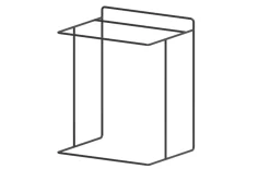 DEGRENNE Support acier noir 40x30,8x48,8 cm Evento