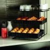 Support acier noir 55,5x35x4,5 cm Evento - DEGRENNE New