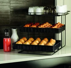 Support acier noir 55,5x35x4,5 cm Evento - DEGRENNE New