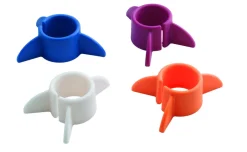 SAINT ROMAIN Support anti-dérapant pour yaourt copolyester orange Ø 6 cm 4 cm Discount