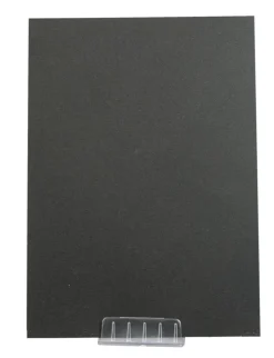 SECURIT Support ardoise rectangulaire transparent 4x1x0,6 cm (10 pièces) Hot