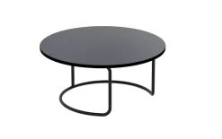 DEGRENNE Support bas acier noir Ø 25 cm 13 cm Evento Outlet
