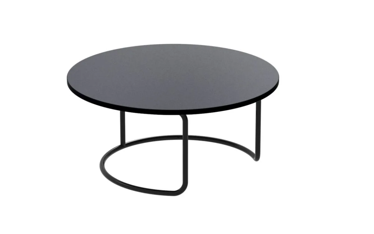 DEGRENNE Support bas acier noir Ø 25 cm 13 cm Evento Outlet