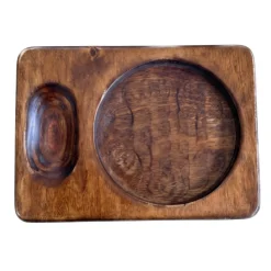 Support bouteille brun 15x11 cm - DE LA ROCA