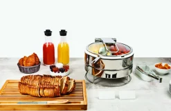 DEGRENNE Support chafing dish inox 350 mm x 125 mm Evento Best