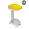 GILAC Support de sac poubelle plastique 120 L jaune