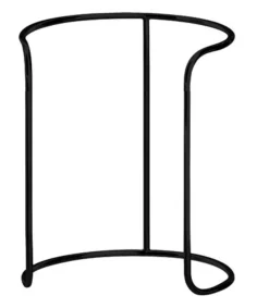 DEGRENNE Support haut acier noir Ø 25 cm 26 cm Evento