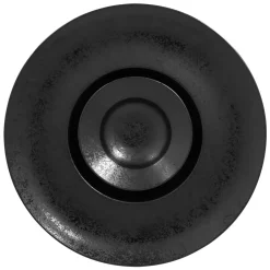 RAK Support plat rond noir porcelaine vitrifiée Ø 12,5 cm Chill Sale