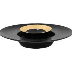Support plat rond or porcelaine vitrifiée Ø 12,5 cm Chill - RAK New