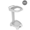 GILAC Support sac poubelle sans couvercle plastique 120 L blanc Discount