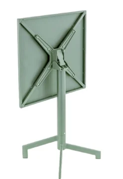 Table avec système pliant d'extérieur vert sauge 60x60 cm Pigalle - FLEXMOB Clearance