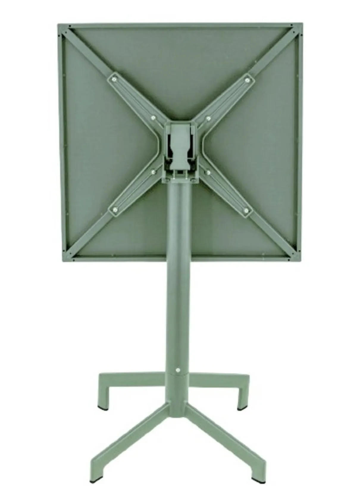 Table avec système pliant d'extérieur vert sauge 60x60 cm Pigalle - FLEXMOB Clearance