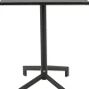FLEXMOB Table avec système pliant d'extérieur gris anthracite 60x60x75,5 cm Pigalle New