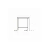 Table centrale inox 160 cm x 85 cm Sans dosseret Avec étagère - PROINOX