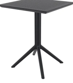 Table de terrasse carré noir 74x60x60 cm Kys - FLEXMOB Hot