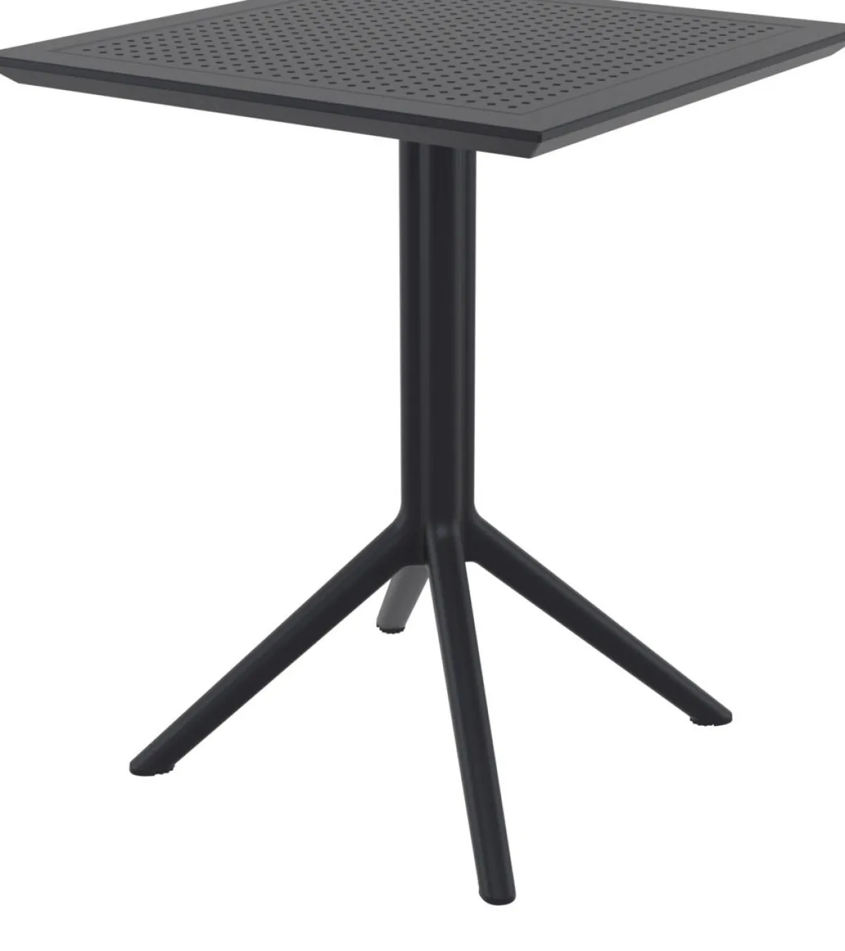 Table de terrasse carré noir 74x60x60 cm Kys - FLEXMOB Hot
