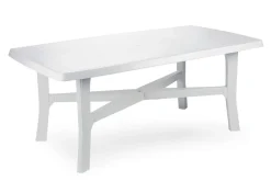 Aucune Table d'extérieur blanc New