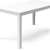 Table d'extérieur blanc 138x78 cm - Aucune Clearance