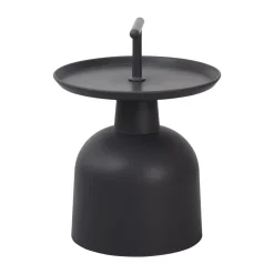 Table d'extérieur noir 54,5x41x41 cm Salerne - FLEXMOB Online