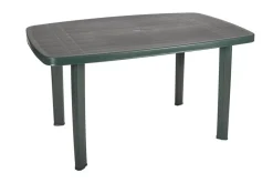 Aucune Table d'extérieur vert 137x85 cm Discount