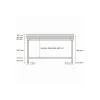 Table inox 160 cm x 85 cm Avec dosseret Avec étagère - PROINOX Best