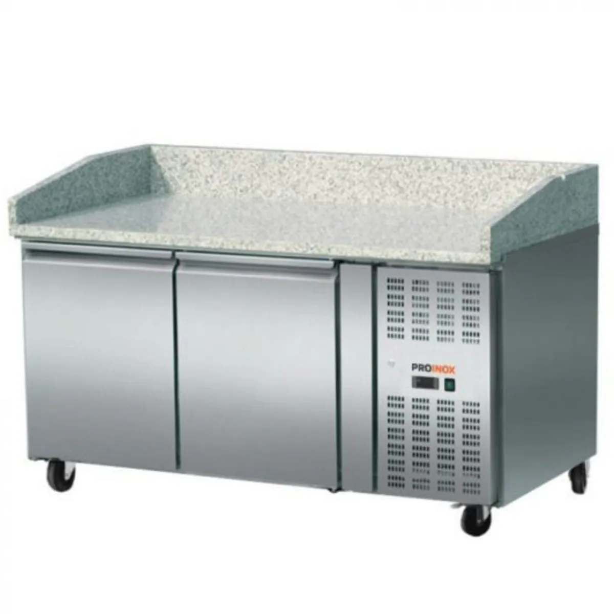 PROINOX Table à pizzas 2 portes avec dessus en granit 307 L 1 niveaux Discount