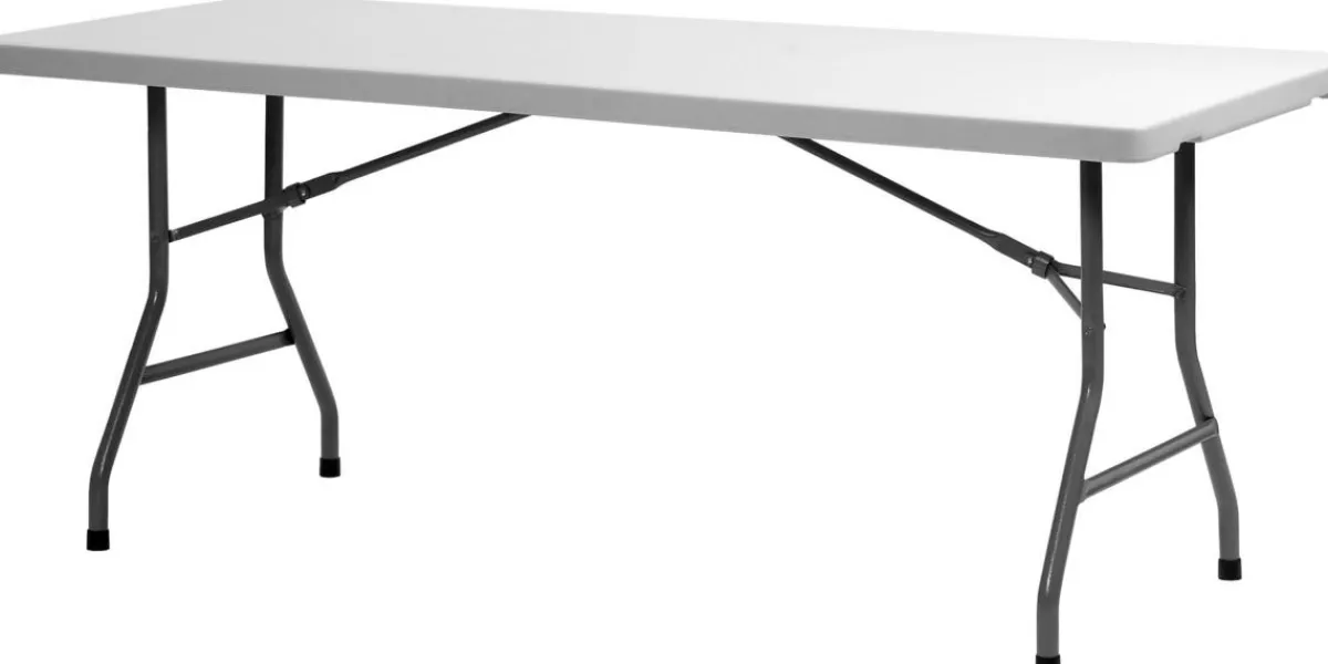 FLEXMOB Table pliante blanc 75x182x74 cm Xl 180 Clearance