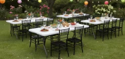 FLEXMOB Table pliante blanc 75x182x74 cm Xl 180 Clearance