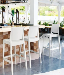 FLEXMOB Tabouret de bar blanc 108x44x51 cm Maya New