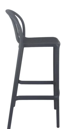 Tabouret de bar de terrasse gris anthracite 104x52x49 cm Oman - FLEXMOB Clearance