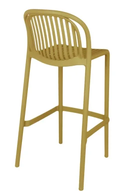Tabouret de bar de terrasse jaune 104x52x49 cm Oman - FLEXMOB Sale