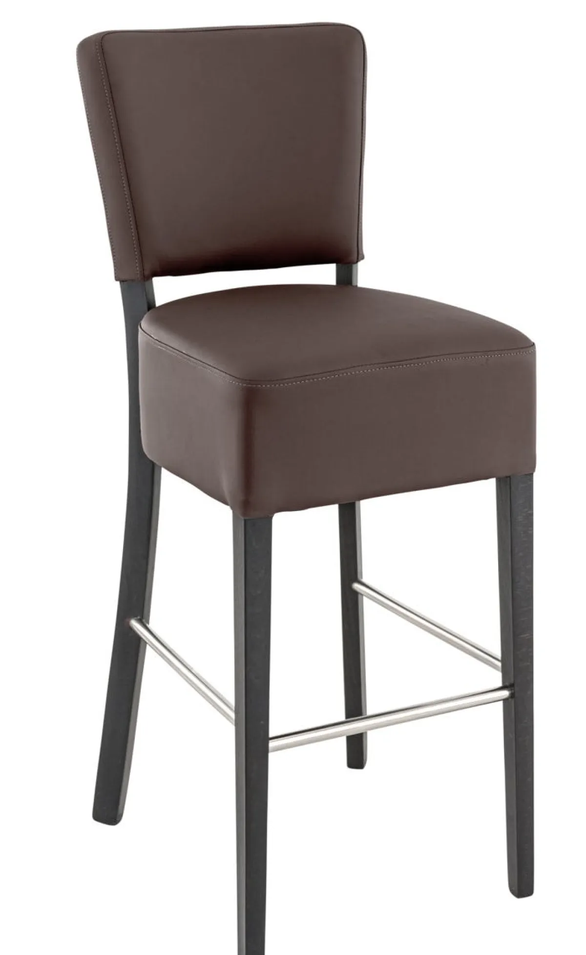 Tabouret de bar d'intérieur chocolat 111x45x54 cm Floriane 2 - FLEXMOB Sale
