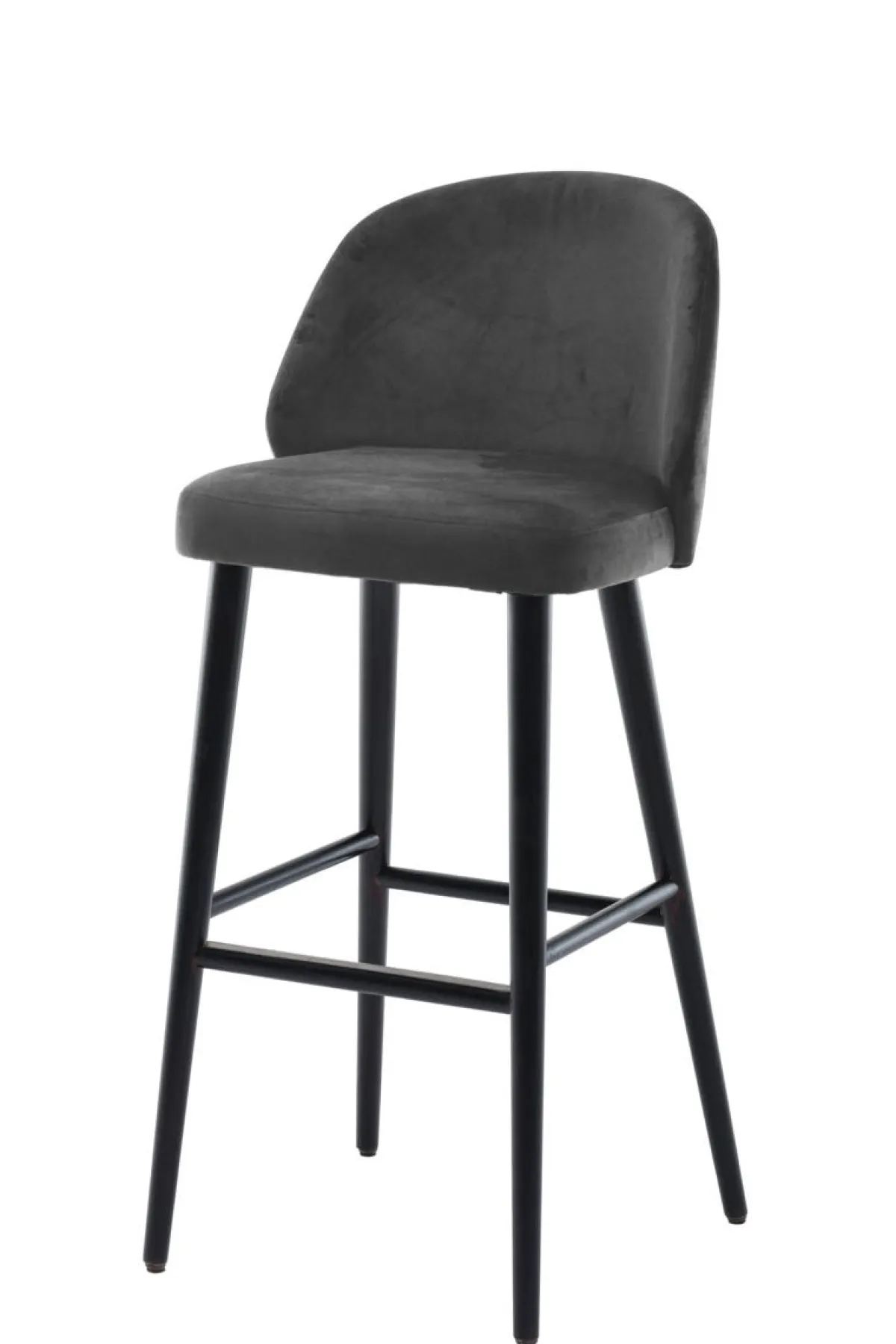 FLEXMOB Tabouret de bar d'intérieur gris anthracite 105x52x57 cm Oscar New