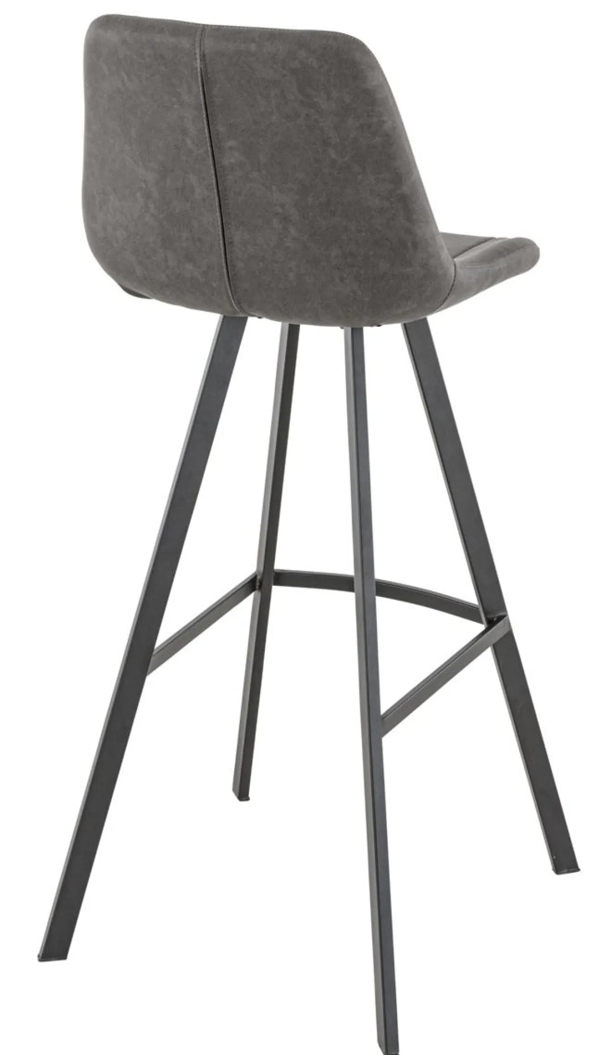 Tabouret de bar d'intérieur gris anthracite 106x46x53 cm Kyle - FLEXMOB Clearance