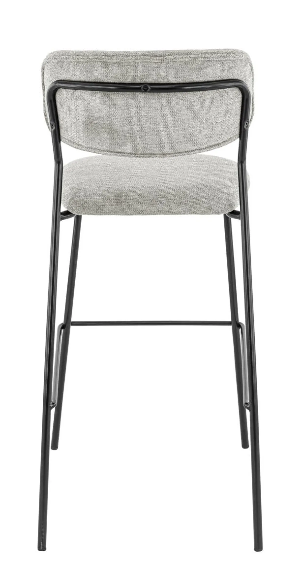 FLEXMOB Tabouret de bar d'intérieur gris clair 108x51x55 cm Auguste New