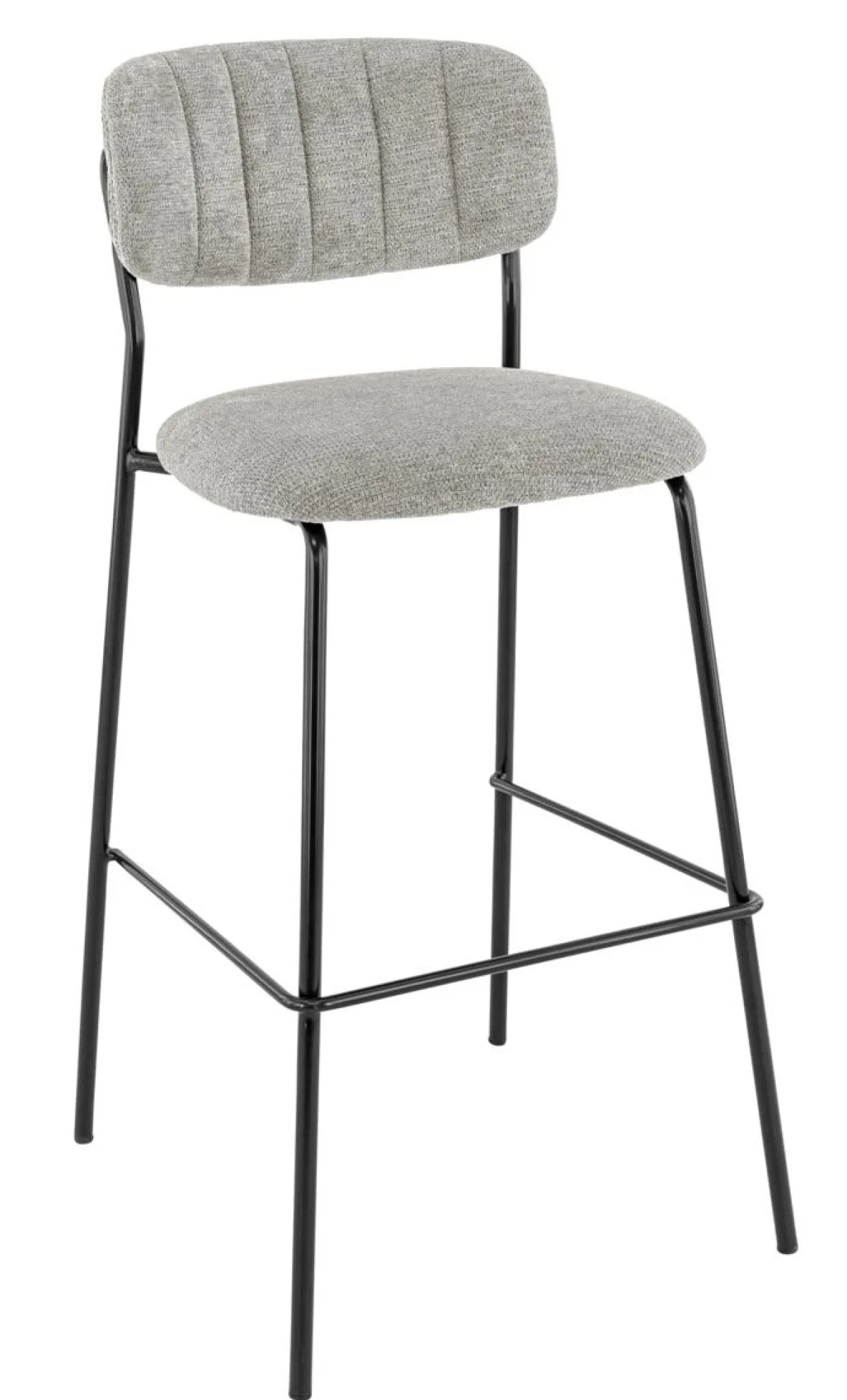 FLEXMOB Tabouret de bar d'intérieur gris clair 108x51x55 cm Auguste New