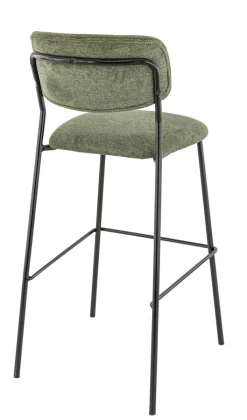 Tabouret de bar d'intérieur vert 108x51x55 cm Auguste - FLEXMOB Online