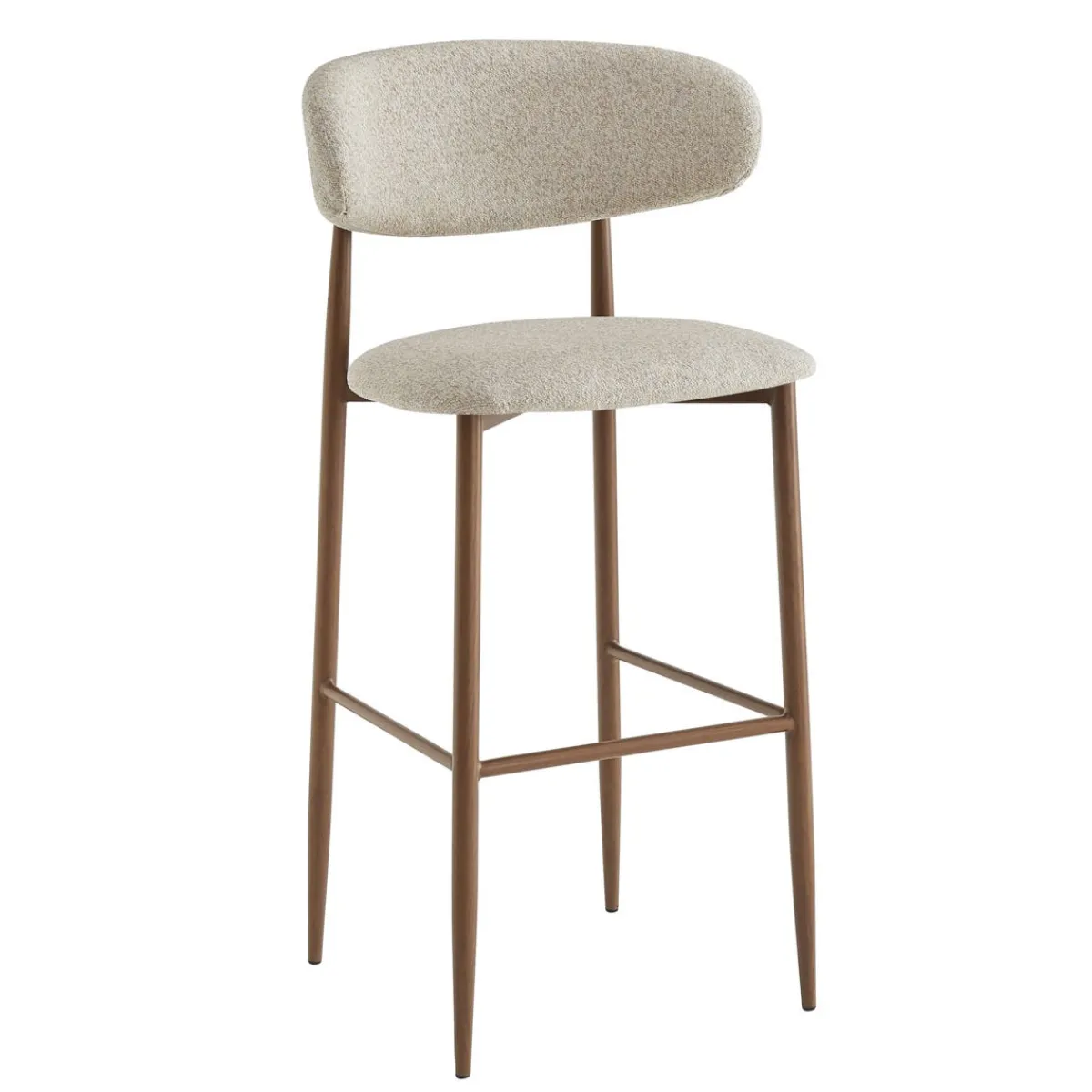 Tabouret de bar greige 108,2x54,5x48,3 cm Clyde - FLEXMOB