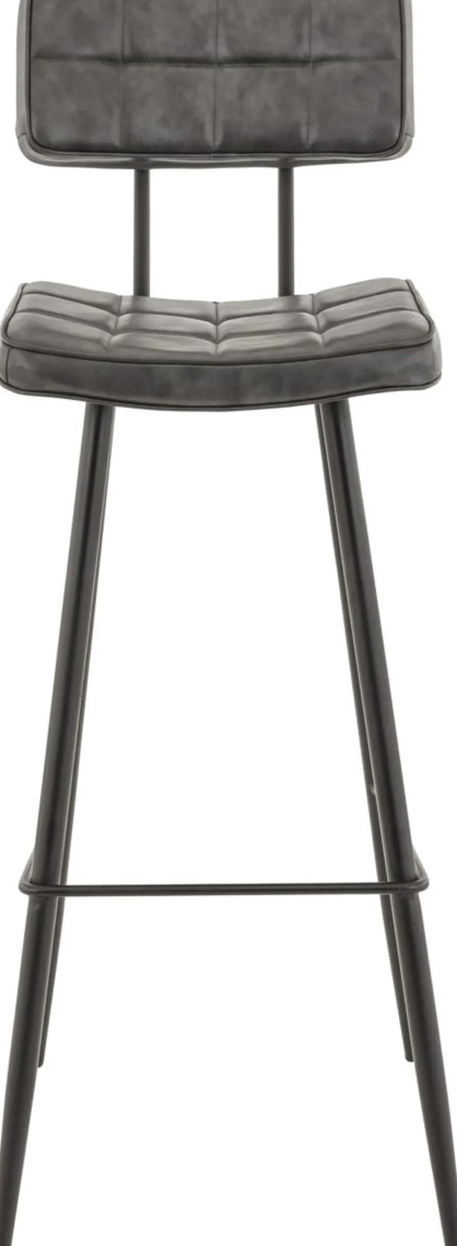 Tabouret de bar gris anthracite 92x37x50 cm Maurice - FLEXMOB Sale