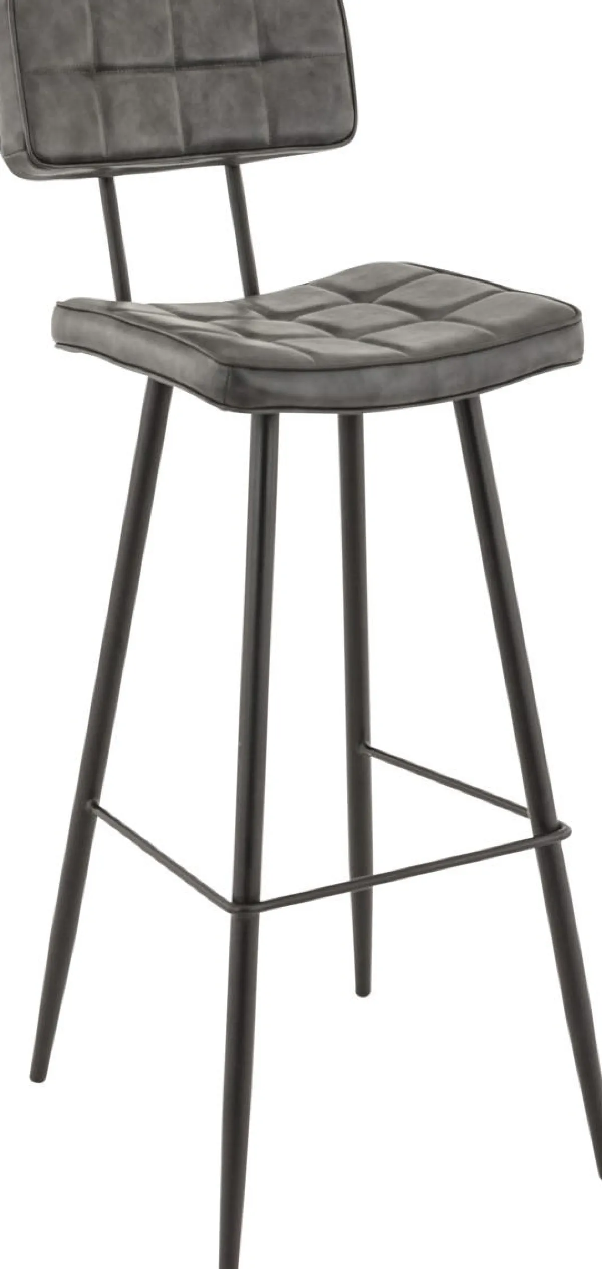 Tabouret de bar gris anthracite 92x37x50 cm Maurice - FLEXMOB Sale
