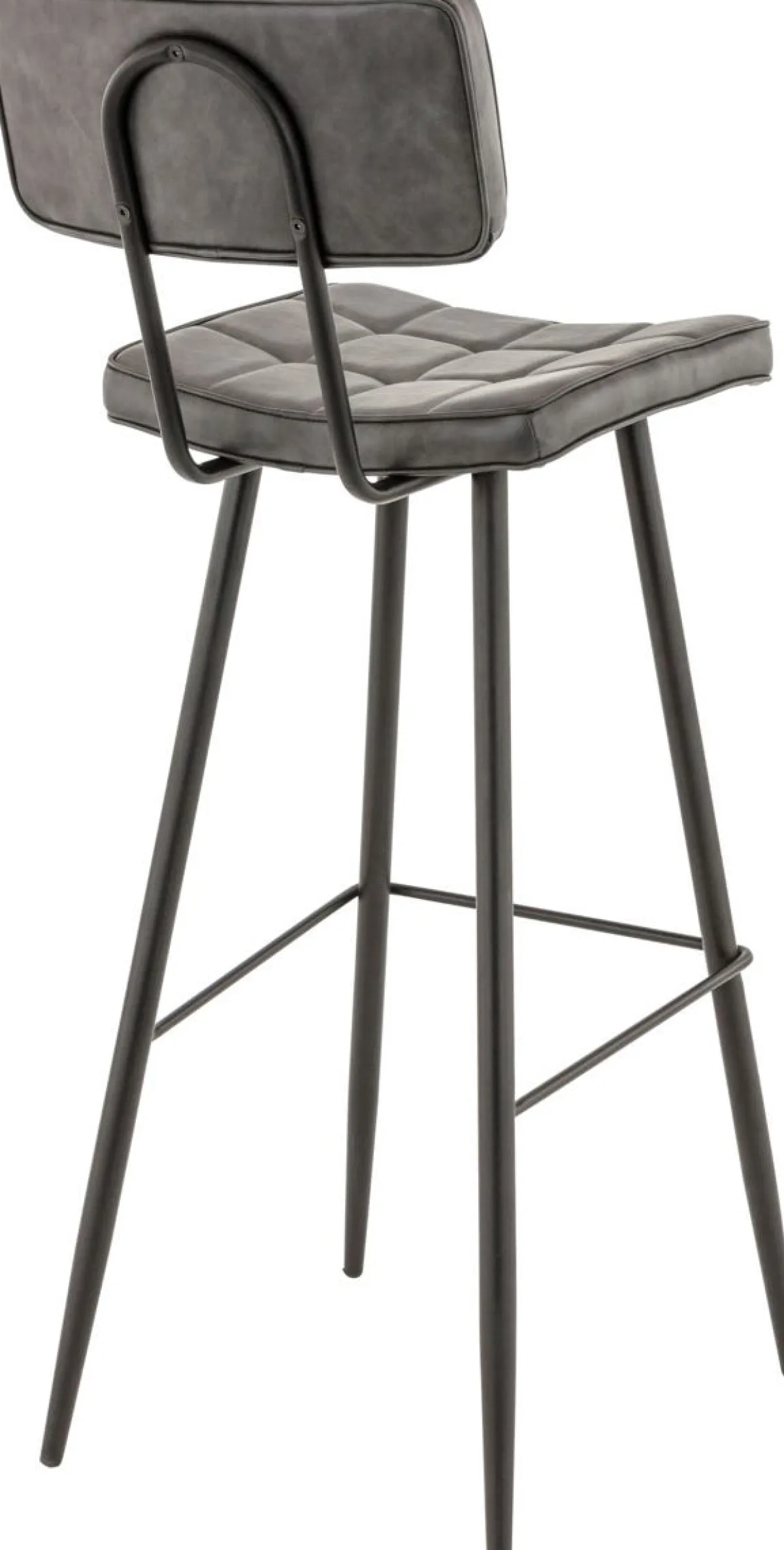 Tabouret de bar gris anthracite 92x37x50 cm Maurice - FLEXMOB Sale
