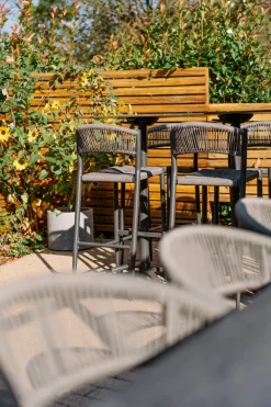 FLEXMOB Tabouret de bar gris anthracite 104x46x58 cm Breda Sale