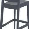 FLEXMOB Tabouret de bar gris foncé 108x44x51 cm Maya Hot