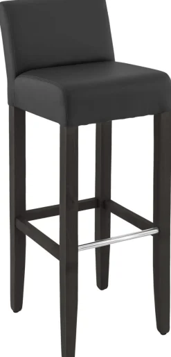 FLEXMOB Tabouret de bar noir 100x36x44 cm Clinton Discount