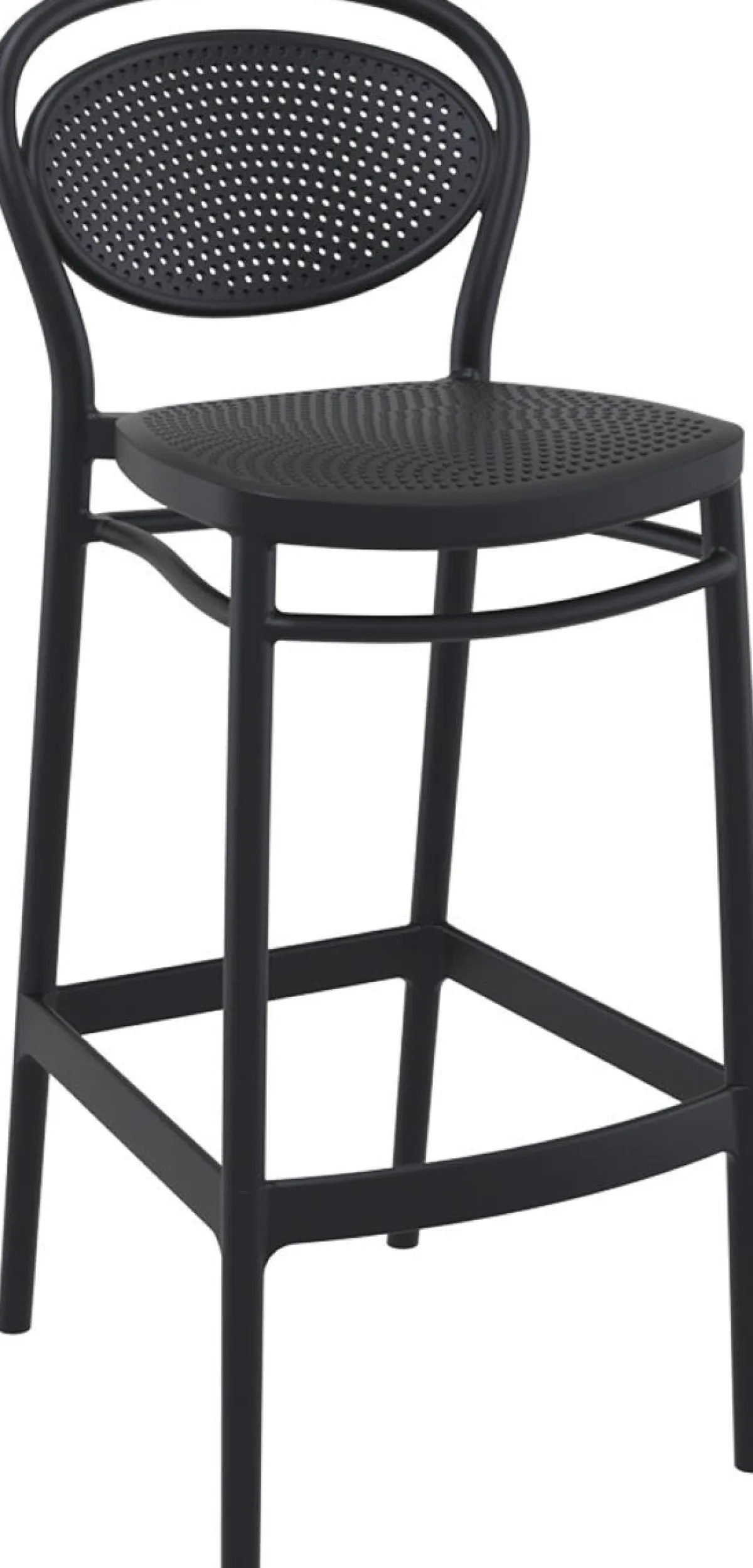 Tabouret de bar noir 106x45x52 cm Marcel - FLEXMOB New