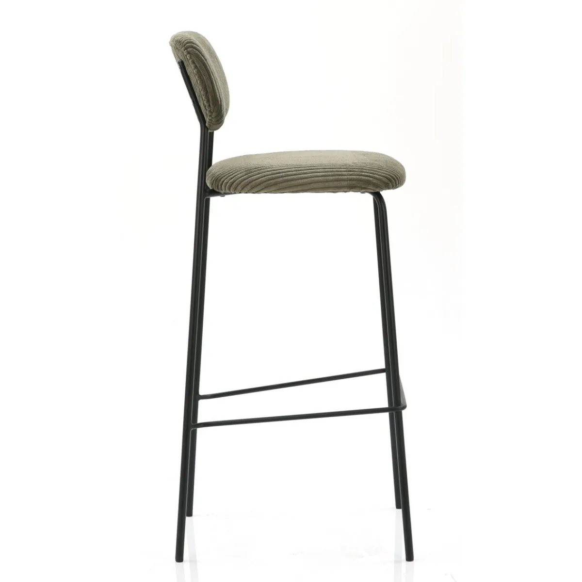 Tabouret de bar vert olive 103x42,2x45 cm Paul - FLEXMOB Sale