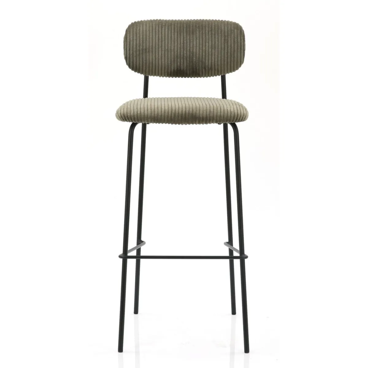Tabouret de bar vert olive 103x42,2x45 cm Paul - FLEXMOB Sale