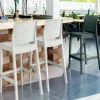 Tabouret de bar vert olive 108x44x51 cm Maya - FLEXMOB Clearance