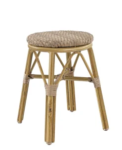 Tabouret de terrasse noisette Ø 36 cm 45 cm Brest - FLEXMOB Discount
